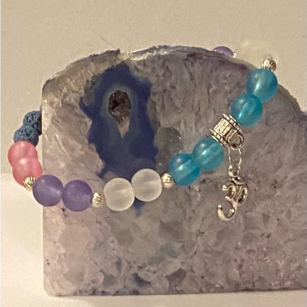 NEW Essential Oil Lava bead bracelet with charm
